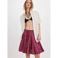 thumbnail image 2 of Women'S Pleated Skirt High Waisted Ruffle Tennis Skirts Sports - Running Skorts Wine Red S, 2 of 5