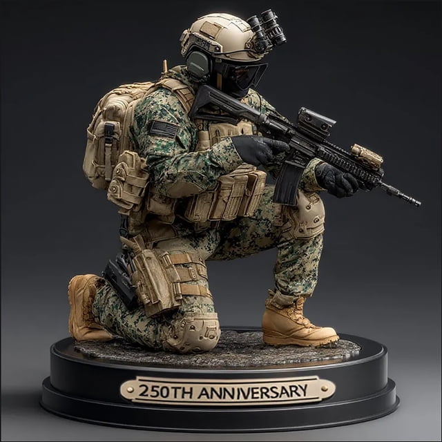 Impression Making Soldier Figurines: Striking Dynamic Poses With Gear For Display And Commemoration