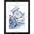 thumbnail image 3 of Blue  White Asian Garden II, Animals Botanical Scenic Framed Art Print Wall Art by Vision Studio Sold by Art.Com, 3 of 6
