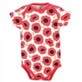 thumbnail image 3 of Touched by Nature Baby and Toddler Girl Organic Cotton Hoodie, Bodysuit or Tee Top, and Pant, Poppy, 0-3 Months, 3 of 4