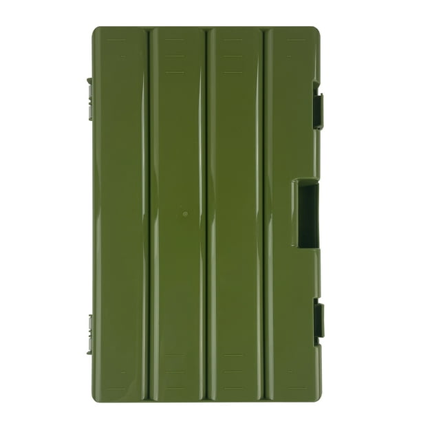 green tackle box trey Plano 3-Tray with Dual Top Access, Dark Metallic/Off White, Premium Tackle Storage : General Sporting Equipment : Sports & Outdoors These boxes dont just hold tackle Plano 3-Tray Tacklebox #6103-02