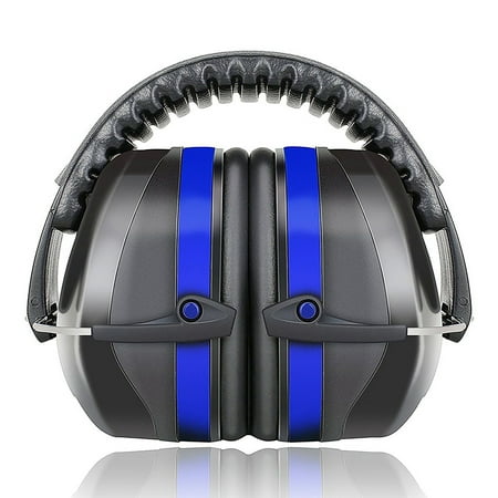 

Ear Defenders， Folding Ear Defenders Snr 35db Protectors Head-mounted Noise-proof Soundproofing Earmuffs Hearing Safety Adult for Yard Work Construction
