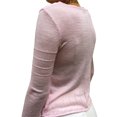thumbnail image 3 of hirigin Women Knit T-shirt, Long Sleeve Square Neck Hollowed Solid Fall Tops for Casual Street, 3 of 9