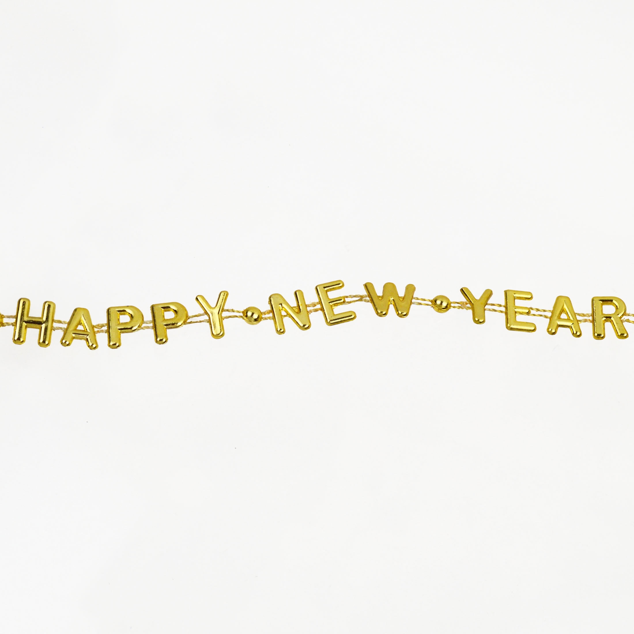 Colliers de perles dorées du Nouvel An, ensemble de 2, décorations festives, une façon originale de célébrer avec style, pour adultes