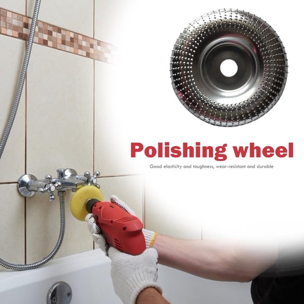 Disco de carburo de tungsteno para carpintería, herramienta para tallar madera (plata)