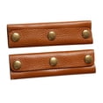 thumbnail image 3 of STARTIST 2Pcs Luggage Handle Wrap Covers Handle Grip for Tote Bag Shopping Bag Wallet Brown, 3 of 8