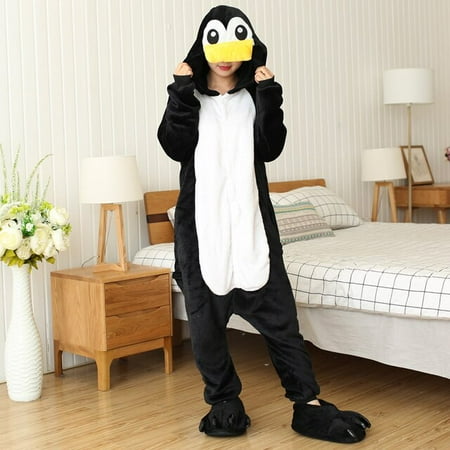 

CoCopeanut Adults Panda Cat Kigurumi Animal Onesies Children s Unicorn Bear Pig Pajamas Cartoon Women Men Warm Flannel Hooded Sleepwear