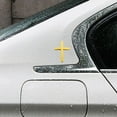 thumbnail image 5 of Car Decorations Sticker for Car Stainless Steel Black Emblem Cover Body Scratches Exterior Auto Accessory for Vehicle Body Rear Trunk Single Pack, 5 of 6
