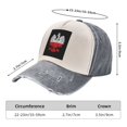 thumbnail image 3 of Polish Flag White Eagle Distressed Baseball Cap Dad Hats for Men Women Vintage Trucker Hat Low Profile Ball Caps, 3 of 7