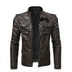 thumbnail image 2 of Chaquetas de Cuero de Imitación Para Hombres Chaqueta de Cuero Más Chaqueta de Lana Chaqueta de Motocicleta Chaqueta de Cuero Cálida Odeerbi ODB-4, 2 of 8