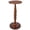 Brown Spindle, variant on FUIN Pedestal and Solid Pine Wood Round End Table, Brown