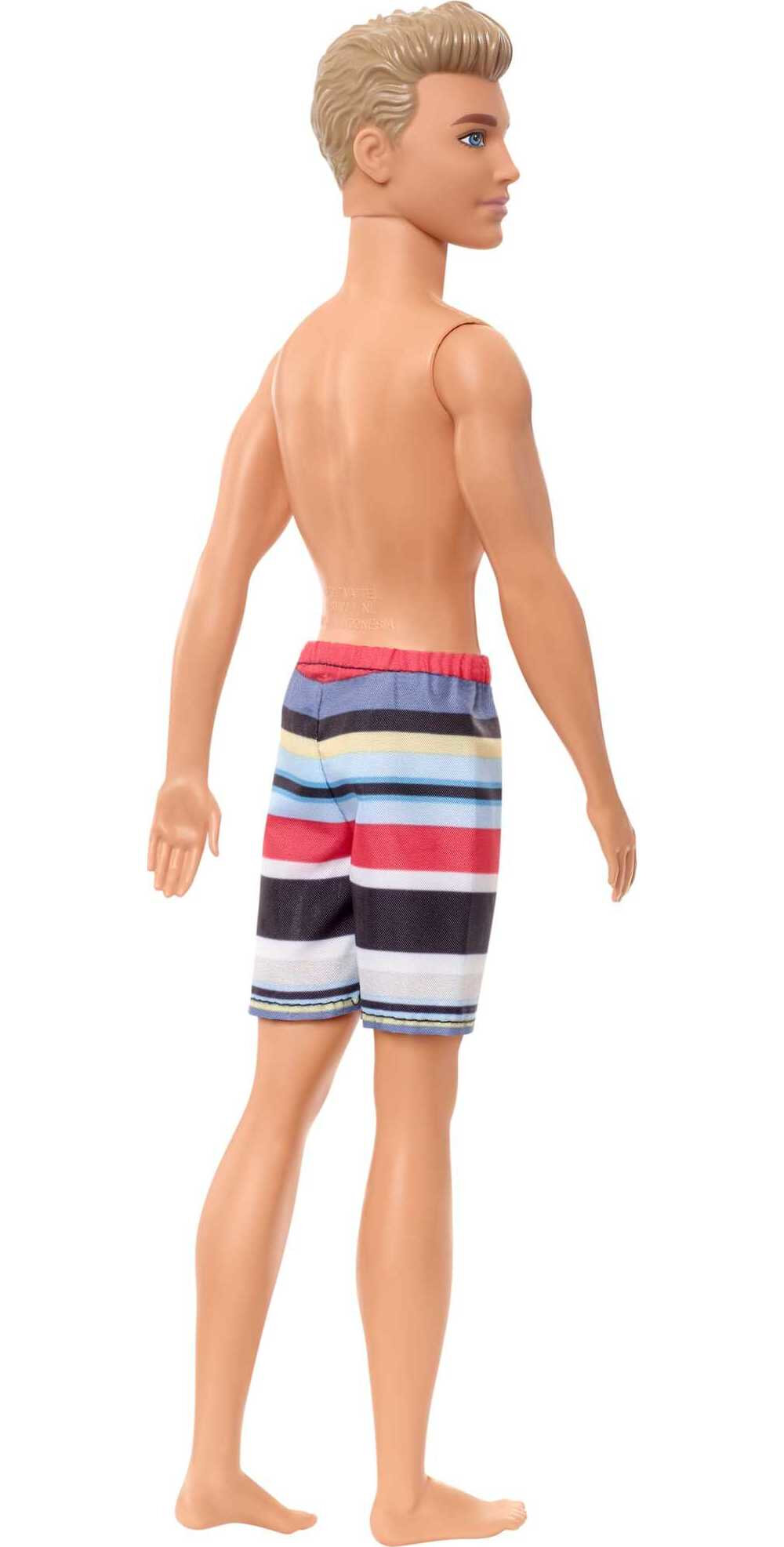 Barbie Ken Beach Doll with Blonde Hair & Striped Swimsuit - image 3 of 5