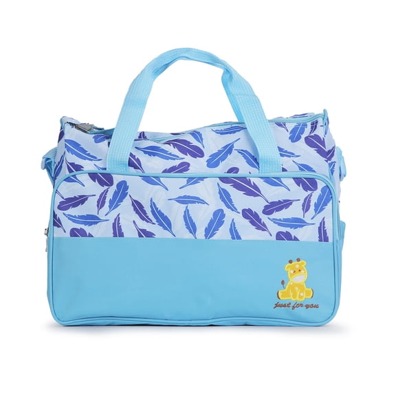 5Pcs Baby Nappy Diaper Bags Set Mummy Diaper Handbags with Diaper Pad Food Bag Bottle Bag Travel Tote Bags For Mom Dad