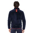 thumbnail image 4 of SWIX Adult Male Infinity Pile Midlayer Full Zip Jacket, Color: Dark navy, Size: L, 4 of 7