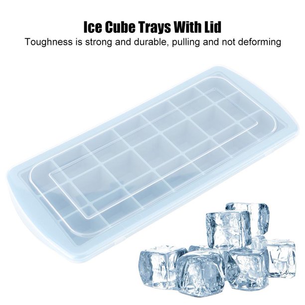 Mgaxyff 21 Grid Silicone Ice Cubes Creative Ice Cube Popsicle Ice Box