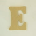 thumbnail image 1 of Package of 1, 8 Inch X 3/4" Thickness MDF Letter E in The Goudy Heavy Font, Thick, Upper Case for Art & Craft Project, Made in USA, 1 of 4