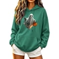 thumbnail image 3 of NSLGXD Womens Halloween Graphic Hoodie Funny Ghost with Pumpkin Print Oversized Hooded Sweatshirt Loose Baggy Long Sleeve Casual Fall Outfits with Pocket S-XL, 3 of 6