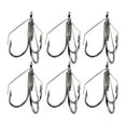thumbnail image 3 of Lefu 6Pcs Tying Wire Fishhook Replacement For Fish Deep Anti-Hang Bottom Grass Block Lure Anchor Fishing Tool Accessories, 3 of 8