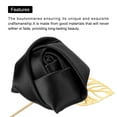 thumbnail image 4 of 6 Pcs Ramilletes de Rosa con Alfileres para Hombres Ceremonia de Boda Aniversario Cena Formal Fiesta Negra, 4 of 5