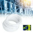 thumbnail image 2 of Galvanized Iron Wire White Twist Ties Material Protective 0.55mm Single Core Inside DIY, 2 of 5