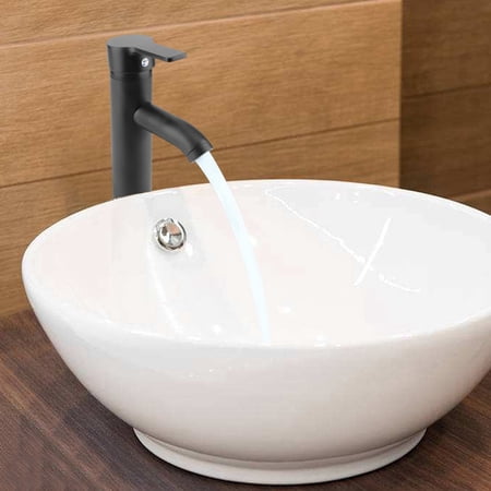 Black Mixer Tap Stainless Steel Black Basin Mixer Tap Hot Cold Washbasin Sink Faucet For ...
