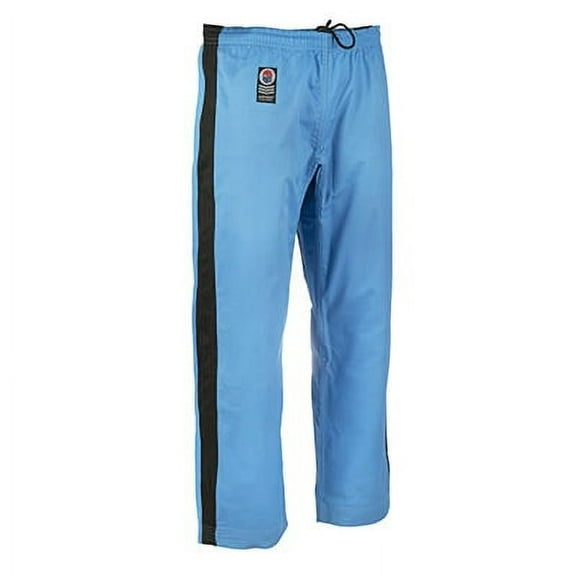 ProForce® Gladiator Demo Karate Pant - Blue w/Black Stripe - 4 (5'11"/185 lbs.)