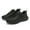 Black, variant on Men's Skid Resistant Non Slip Work Shoes - Work & Safety Footwear, Food Service Work Sneakers, Lace-Up Breathable Work Shoes for Men Red,9