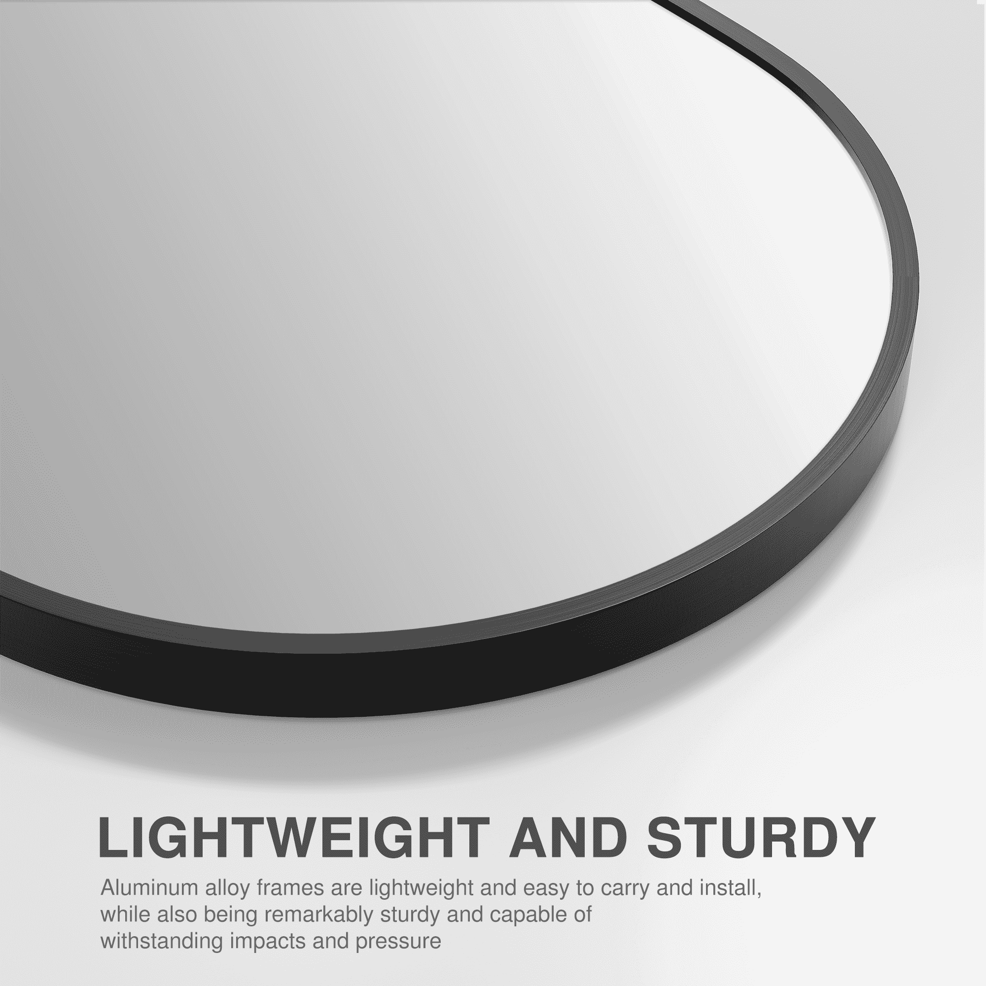 MAYEERTY 36x24 Wall Mounted Vanity Mirror Modern Bathroom Vanity Mirror for Bedroom