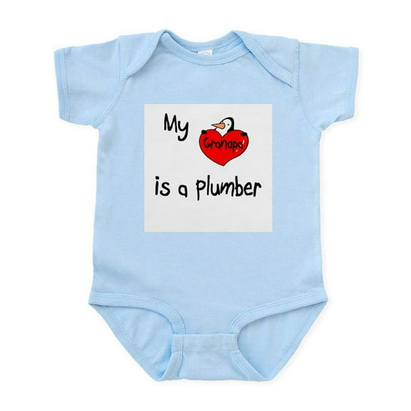 CafePress - Plumber Infant Bodysuit - Baby Light Bodysuit, Size Newborn - 24 Months