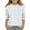 Blue #02, variant on Kukoosong Girls Summer Tops Toddler Crew Neck 3/4 Sleeve Pullover Tops Baby Girl Clothes Print T-Shirts for 5 Years