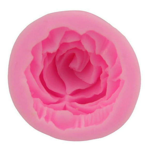 Clearance Now! DIY Flower Mould Silicone Cake Mold 3D Rose Fondant Decorating Tools Nice U7K0