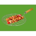 thumbnail image 3 of 9 Inch Round, Stainless Steel Roasting Pan,  Nonstick Roasting Racks with Wooden Handle, 3 of 6