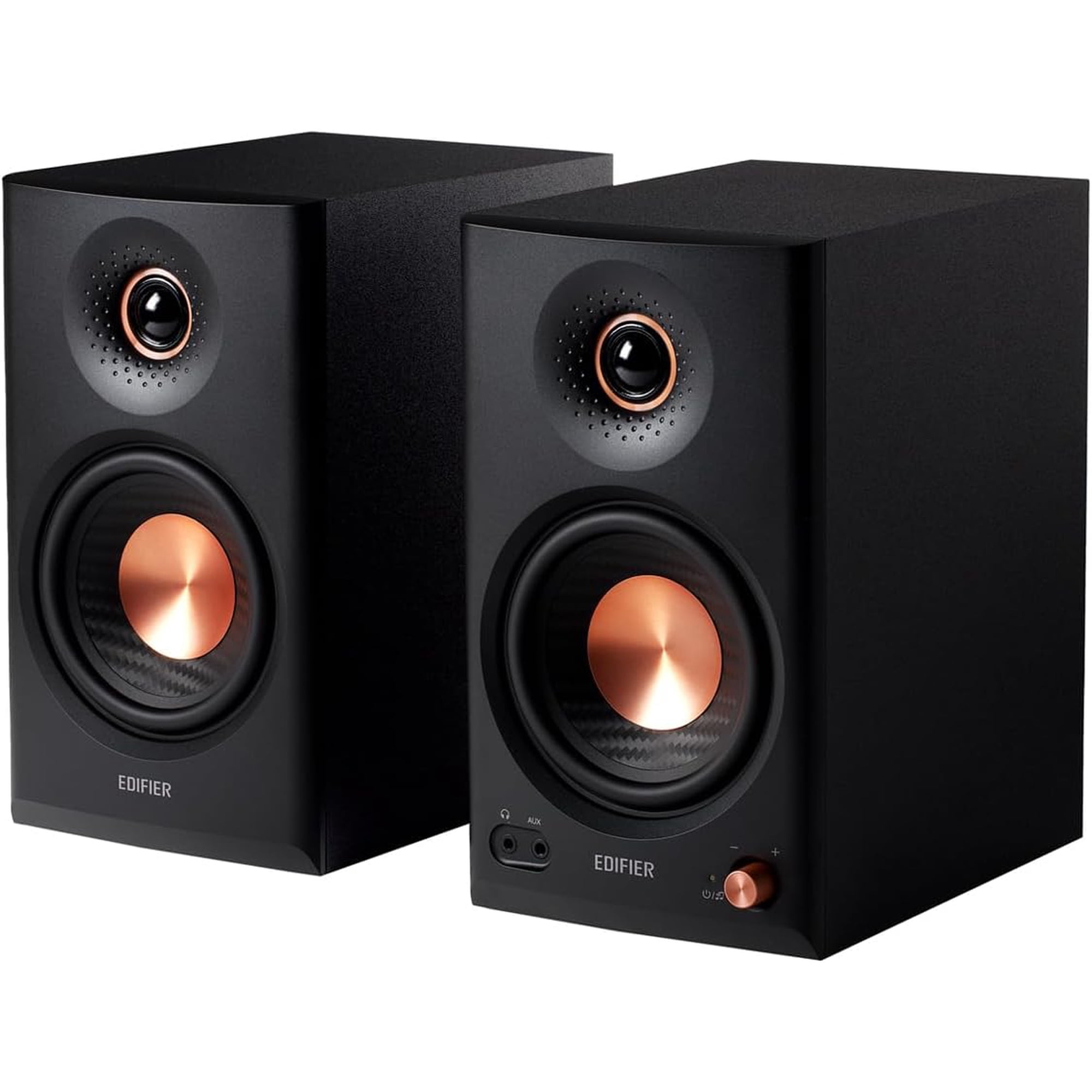 Edifier MR4.5 Bi-Amped Studio Monitor, 80W RMS Bookshelf Speakers - Black