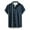 Blue T Shirts for Men, variant on Mens Big and Tall Shirts M-4XL Plus Size Short Sleeve Button-Down Tshirts Shirt Lightweight Stripe Printed Casual Collared Tops with Pocket
