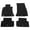 Black, variant on Ikon Motorsports Floor Mats Compatible with 2019-2025 Genesis G70 RWD Beige Nylon Car Floor Mats Carpet 1st 2nd Row 4PCS Set