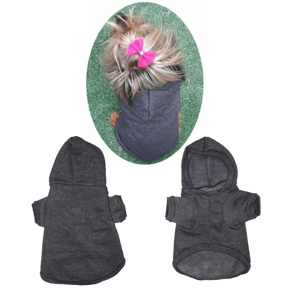 Sudadera para perro o gato Mi Baúl Gris Talla 2