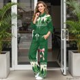 Tree House Side View Eheartsgir Christmas Tree Print Women Two Piece Tracksuit, Side Pocket ...