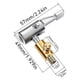 thumbnail image 2 of 2Pcs Lock on Air Chuck Tire Inflator,Metal Locking Tire Air Chuck with Air Release Valve,8mm Standa, 2 of 5