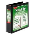 thumbnail image 2 of Xtralife Clearvue Non-Stick Locking Slant-D Ring Binder, 3 Rings, 2" Capacity, 11 X 8.5, Black | Bundle of 5 Each, 2 of 7