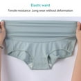 thumbnail image 2 of Women's Plus Size Maternity Panties High Cut Cotton Over Bump Underwear Brief - Sizes Medium to 5X-Large, 3 Pack, 2 of 9