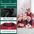 thumbnail image 3 of Skibeaut Christmas Family Pajamas Sets, Matching Family Pajamas Sets Sleepwear Pjs for Women Men Kids Couple, 3 of 7