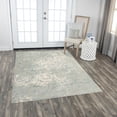 thumbnail image 3 of Alora Decor Glamour 5'3"x7'6" Vine/Scroll Gray/Blue/Gray/Rust/Blue Area Rug, 3 of 14