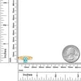 thumbnail image 4 of Gem Stone King 10K Yellow and White Gold Blue Apatite Solitaire Engagement Ring for Women (1.20 Cttw, Oval 8X6MM, Gemstone Birthstone, Available in Size 5, 6, 7, 8, 9), 4 of 4