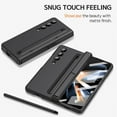 thumbnail image 6 of Compatible Samsung Galaxy Z Fold 3 Case with S Pen Holder and S Pen,Kickstand Hinge Protection Case for Samsung Z Fold 3 Case Screen Protector,Samsung Fold 3 Case Galaxy Fold 3 Phone Case Black, 6 of 14