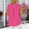 thumbnail image 5 of Sngxgn Camisoles for Women Basic Camis Undershirt Spaghetti Strap Tank Top(Hot Pink,L), 5 of 6