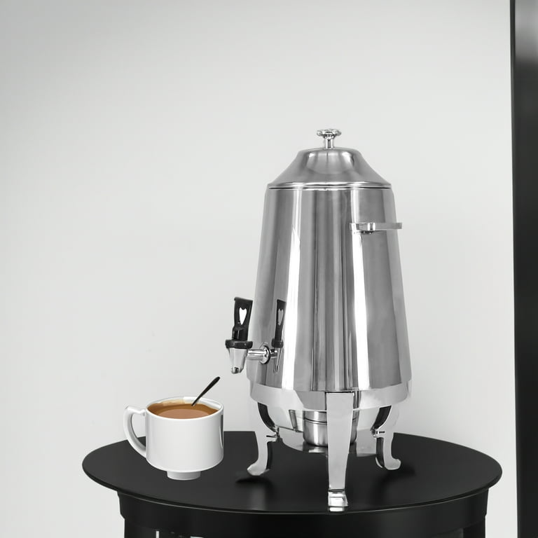 Hot Beverage Dispenser Stainless Steel Drink Dispenser Chafer Burner Tea  Coffee