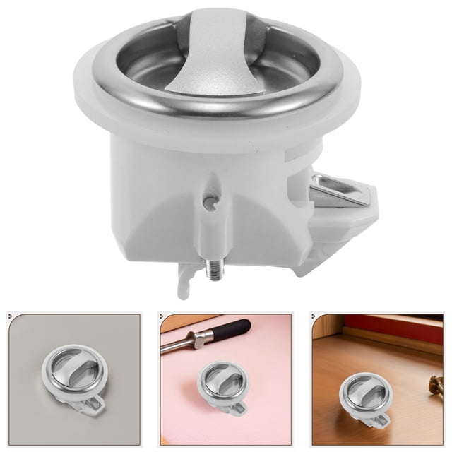 TEHAUX Cerradura Sin Llave Para Gabinete De Camper Resistente A Corrosión Color Plata