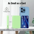 thumbnail image 4 of SIXTHGU Mini Power Bank,Portable Charger 5000mAh External Battery Pack Dual Output Port,for iPhone,Samsung Galaxy(Green), 4 of 7