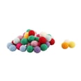 thumbnail image 3 of 100 bolas de fieltro de lana, accesorios para el cabello redondos multicolores, bolas de fieltro arcoíris hechas a mano para decoración del hogar. 2 centímetros, 3 of 9