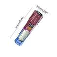 thumbnail image 3 of USB Rechargeable Camping Light, Hanging LED Tent Lamp with Battery Display, Adjustable Brightness Outdoor Flashlight for Hiking, Emergencies, Night Reading, 3 of 6
